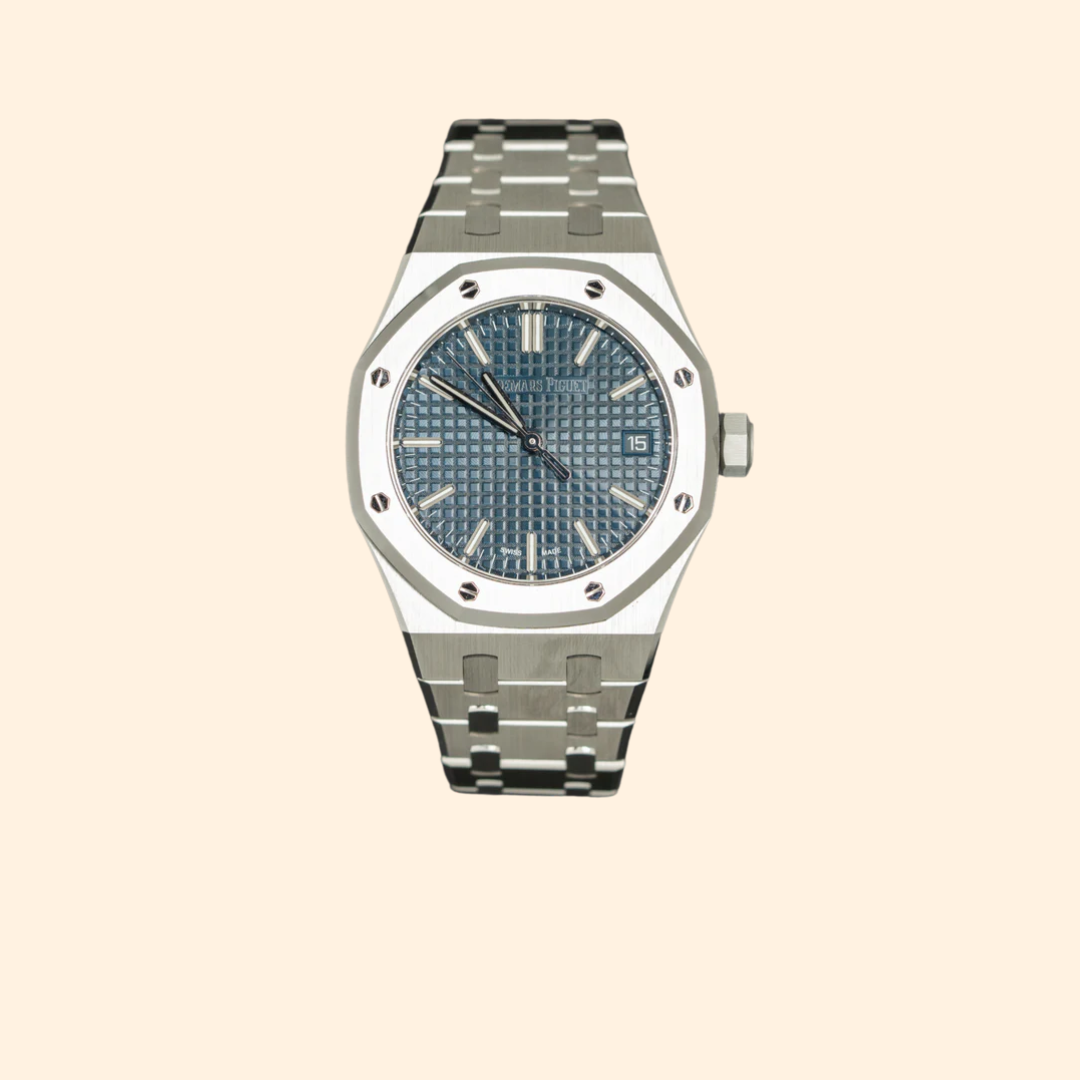 Audemars Piguet Royal Oak Ref. 15550ST.00.1356ST.02 37 mm Stainless Steel with Blue Dial “50th Anniversary”