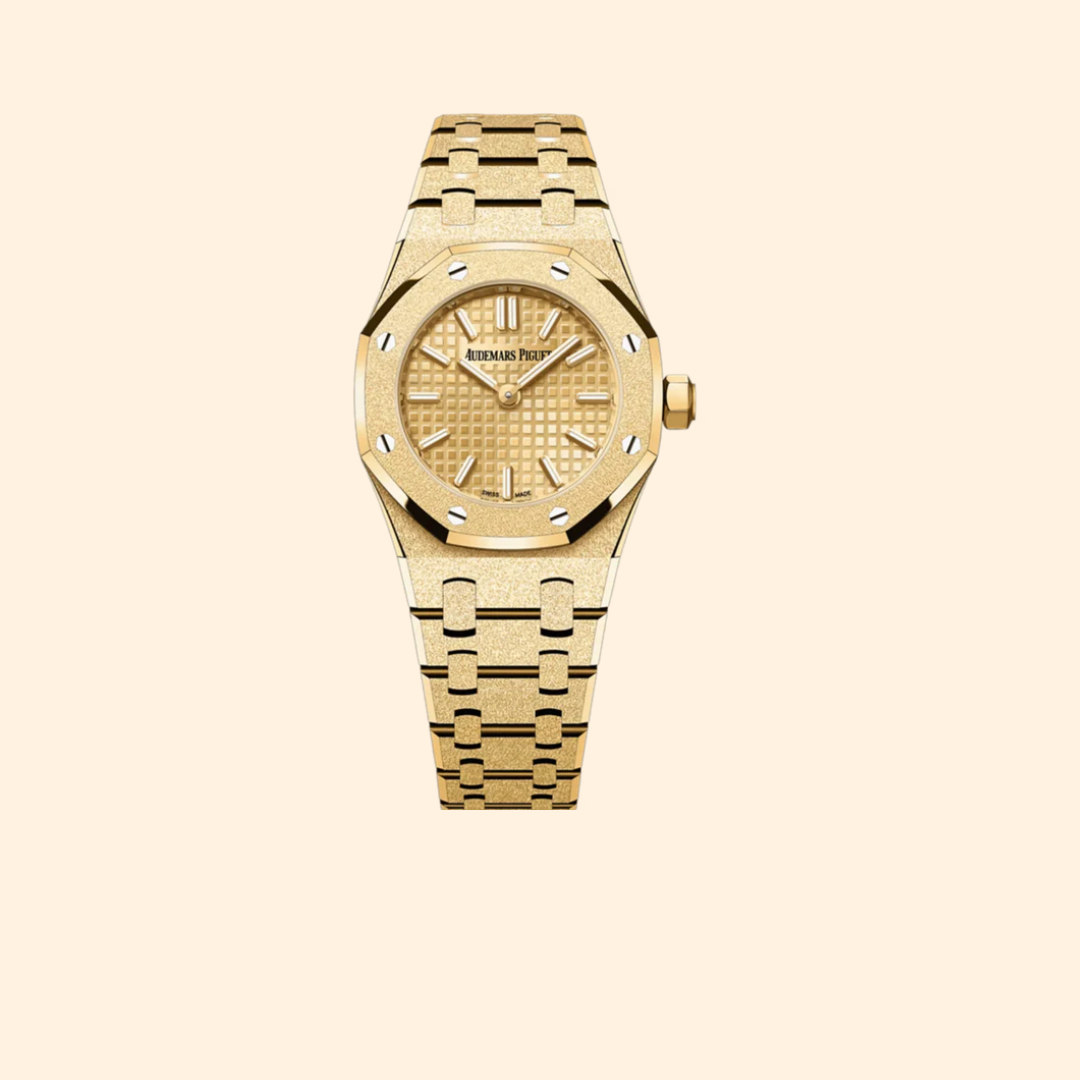 Audemars Piguet Royal Oak Mini Ref. 67630BA.GG.1312BA.01-B 23 mm Yellow Gold Frosted