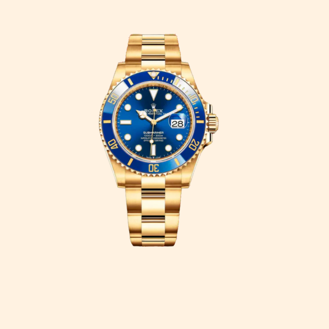Rolex Submariner Ref. 126618LB 41 mm 18k Yellow Gold with Blue Dial