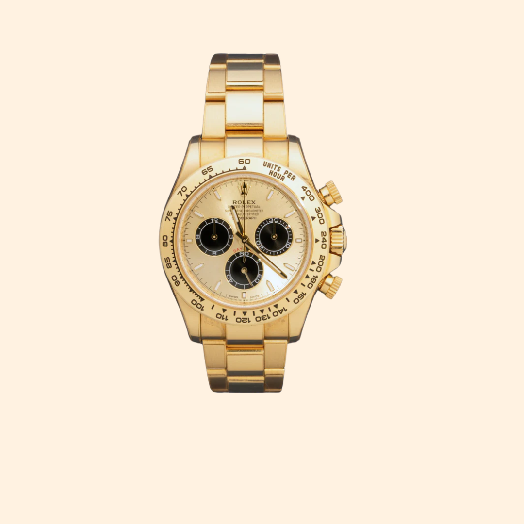 Rolex Daytona Ref. 126508 40 mm 18k Yellow Gold with Champagne Dial