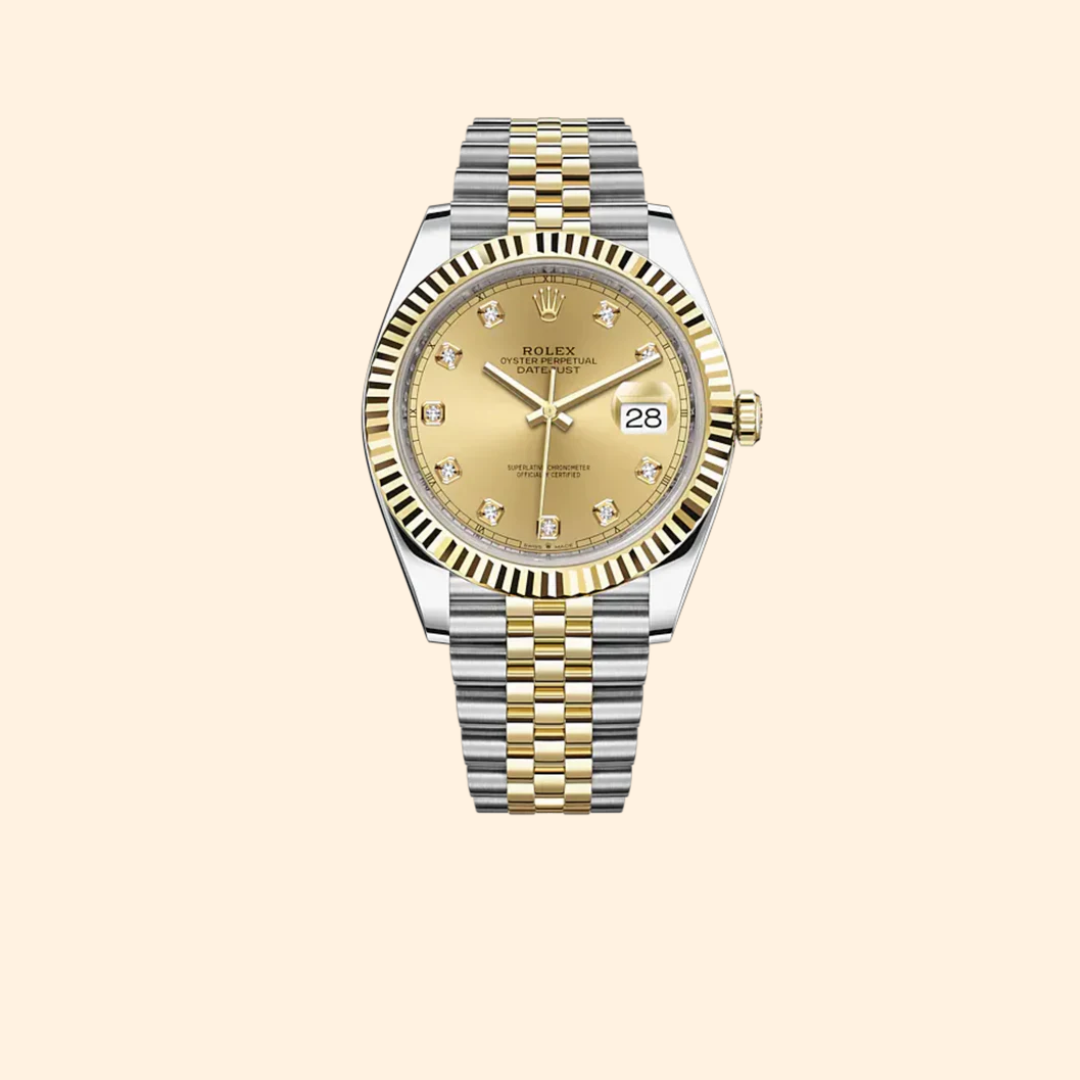 Rolex Datejust Ref. 126333 Two Tone YG/SS Champagne Dial